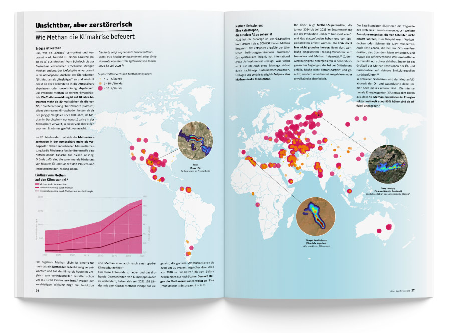 Atlas der Zerstörung – Methan Atlas der Zerstörung – Methan